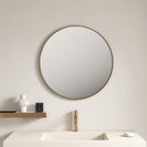 Aluminum Framed Round Mirror - Multi Option