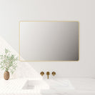 Aluminum Framed 900mm Rectangular Mirror - Multi Colour