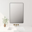 Aluminum Framed 900mm Rectangular Mirror - Multi Colour