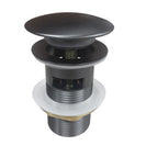 32/40mm Mushroom Brass Basin Pop Up Waste with Overflow (multi color)