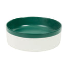 Claya Olive 370mm Matte Green and Matte White Counter Top Basin