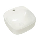 Luno 42 – 420mm Wall Hung Ceramic Basin (No Overflow)