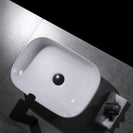 Elaine Gloss white Oval Basin 460*320*130mm