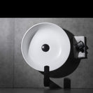 CLAYA Wavy Texture Matte Color Round Basin 395*395*120mm