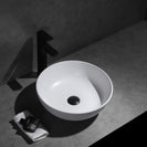 CLAYA Wavy Texture Matte Color Round Basin 395*395*120mm