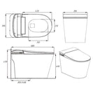 Instant Heating Jet Siphon Type Flushing Smart Toilet (multi color)