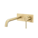 LUCID PIN Series Square Wall Mixer with Spout (Multi Color)