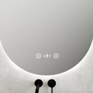 Luna Frameless LED Oval Mirror 500 x 900mm
