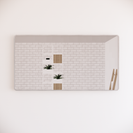 Rectangle & Square Brushed Nickel Framed Mirror – Wall Mounted Multi-Size