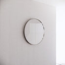600mm Bathroom Round Framed Mirror Wall Mounted Black/Brushed Nickel/Gold