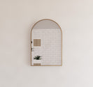 Black Framed Arch Mirror 900×600mm Wall-Mounted(Multi Colour) | My Bathroom Depot