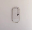 900x450mm Bathroom Oval Framed Mirror Wall Mounted Vertical (Multi Colour)