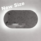 Riva O2 1500x800mm Three Colors Oval Backlit LED Mirror
