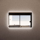 RIVA S4 LED Rectangle Coloured Frame Mirror 1500x800mm (Optional Colours)