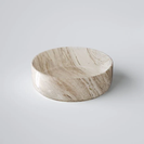 Claya Marvane-40 Round Above Counter Basin Gloss Stone Marble