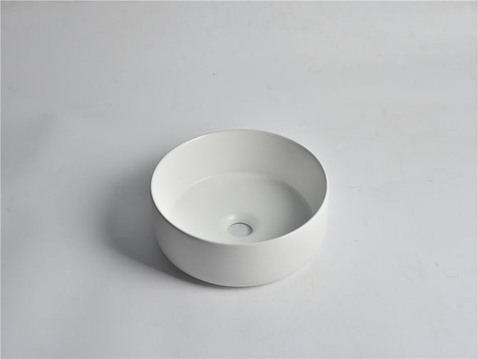 Mini Round Above Counter basins White