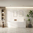 Nova Ultra Thin Corner Bathtub - Gloss White （Multi size）