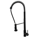 Tall Spring Black Pull Out Kitchen Sink Mixer Tap