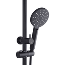 Matte Black Right Angle Twin shower Systems Single Hose