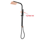 Aquaperla 10'' Square Shower Station(Top Water Inlet) Mulit Color