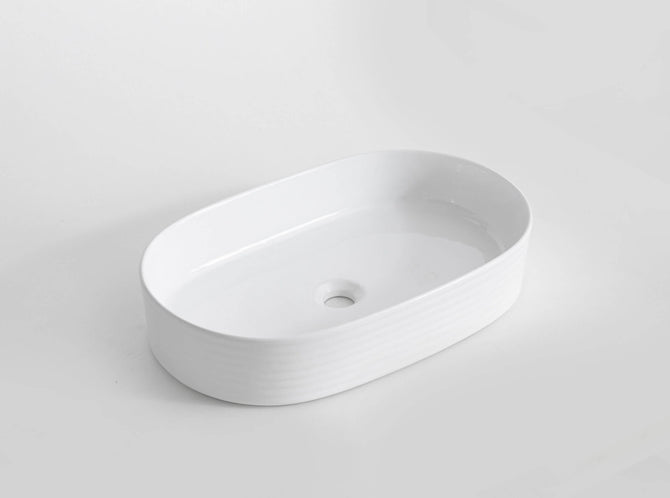 Oval Fluted Above Counter basin