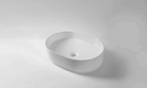 Pill-50 Above-Counter Basin – Gloss White, 500×370×135 mm