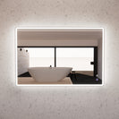 RIVA S4 LED Rectangle Coloured Frame Mirror 900 x 750mm (Optional Colours)