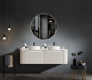 ROME Matte White FLUTED WALL HUNG VANITY