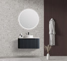 ROME Matte Black FLUTED WALL HUNG VANITY