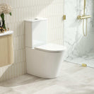 Rivo Short Projection Back-to-Wall Rimless Tornado Toilet Suite