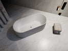 Roma fluted freestanding bathtub 1500/1700mm