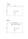 Rita 750mm L/R Freestanding Bathroom Vanity Cabinet in Elegant Oak