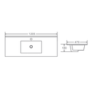 HERA 1200mm Wall-Hung Vanity  ( Multi Colour )