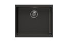 530 x 460 x 200mm Carysil Black Single Bowl Granite Kitchen/Laundry Sink