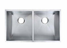 820x457x230mm 1.2mm Handmade Double Bowls Kitchen Sink