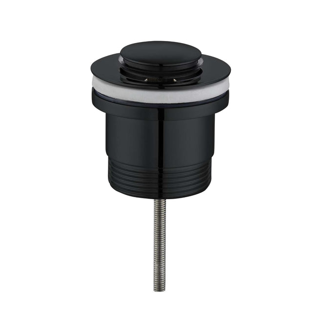 UNIVERSAL PROJECT POP UP WASTE MATTE BLACK-My bathroom depot