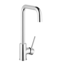 Aquaperla Electroplated Brass Chrome Swivel Spout Kitchen Mixer Tap