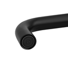 Electroplated Brass Matte Black Swivel Spout Kitchen Mixer Tap